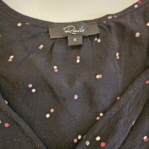 Black and pink dot dress